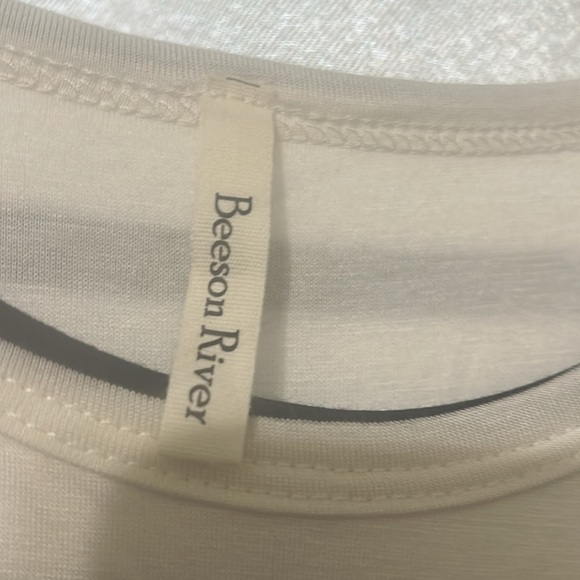 Beeson River Black Striped and Mint Floral Dress - Picture 2 of 4